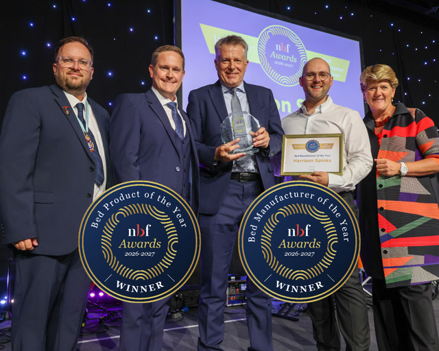 Harrison Spinks Wins Bed Manufacturer of the Year for the Third Year Running