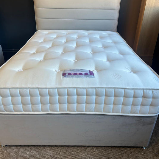 Ex-Display Sweet Dreams Copland Double Divan Set with Floor Standing Headboard