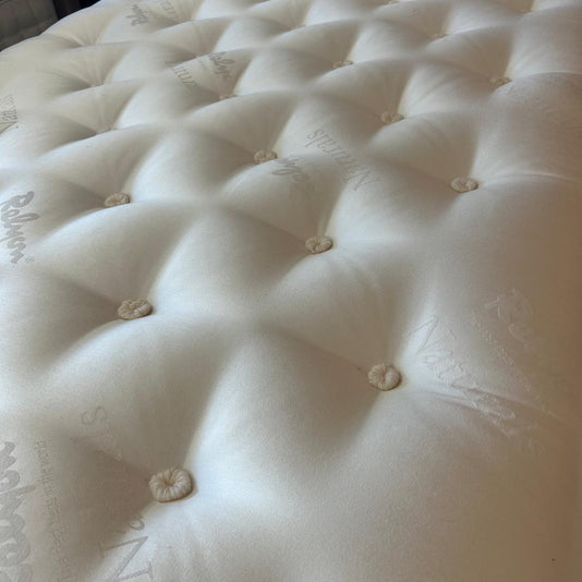 Ex-Display Relyon Luxury Pashmina 2350 Double End Lift Ottoman Divan Set and Headboard