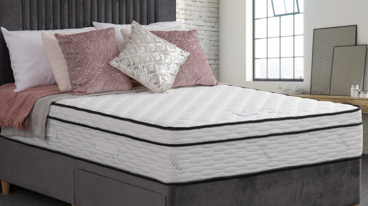 Pacino foam encapsulated hybrid mattress. Fast delivery.